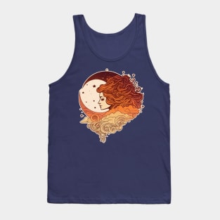 Groovy Moon Goddess Tank Top